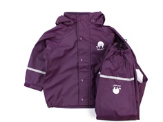 CeLaVi rainwear pants and jacket blackberry wine